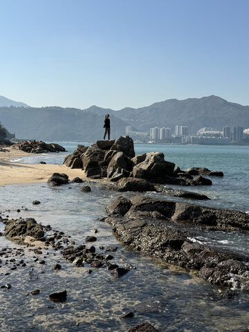 Looking at Discovery Bay from Peng Chau Island