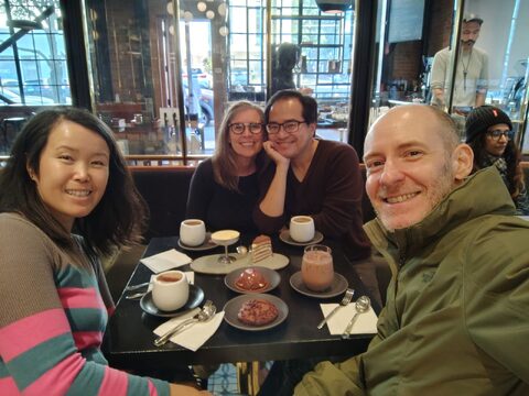 Chocolate desserts with Tingting & Taylor at Dandelion's Bryant Street factory