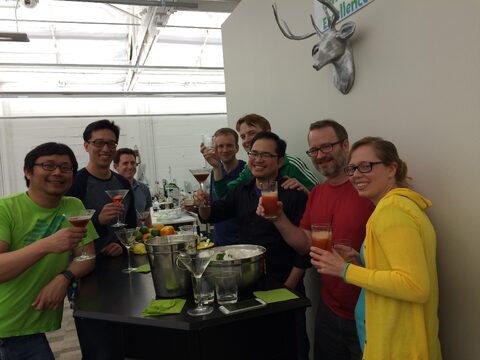 Drinks with Groupon folks at the Deer Head Center of Excellence