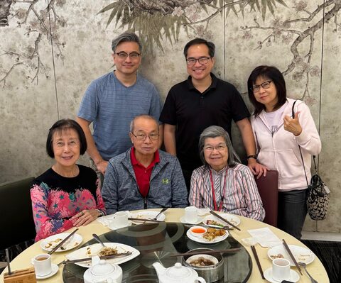 Dimsum lunch in the Chicago burbs with Mom and family